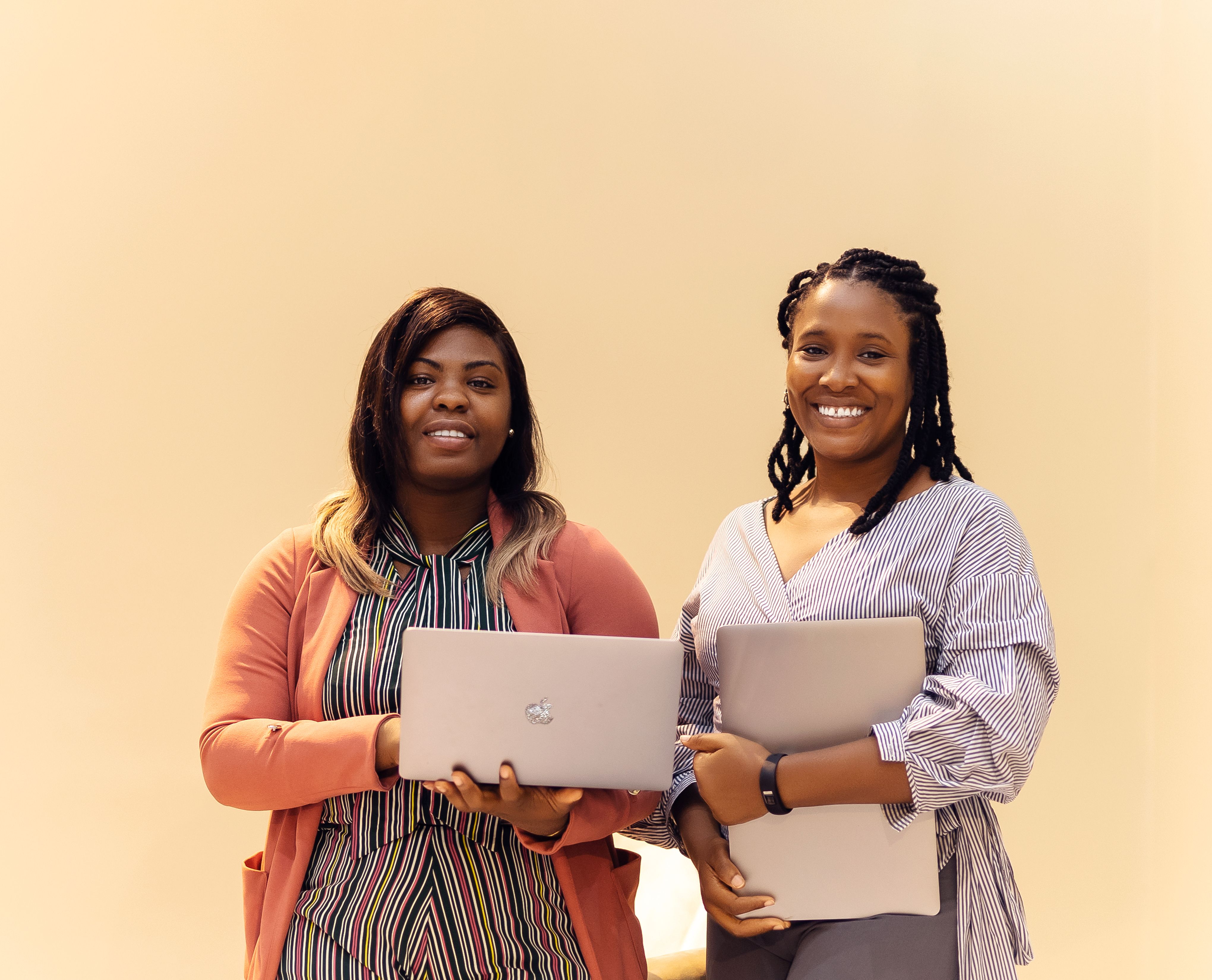 African professionals collaborating in a Lagos office